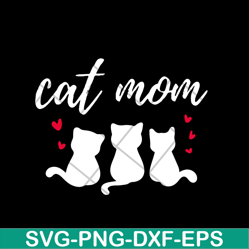 MTD03042111-Cat mom svg,Mother's day svg, eps, png, dxf digital file MTD03042111.jpg