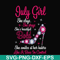 BD0039-July girl she slays, she prays she's beautiful bold she smiles at her haters like a boss in control svg, birthday svg, png, dxf, eps digital file BD0039.
