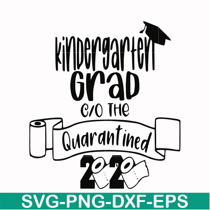 CMP066-kindergarten grad the quarantined 2020 svg, png, dxf, eps digital file CMP066.jpg