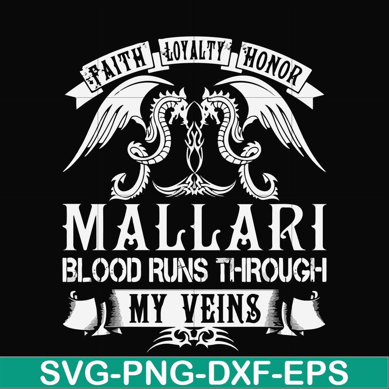 FN000243-Mallari blood runs through my veins svg, png, dxf, eps file FN000243.jpg
