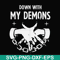 FN000696-Down with my Demons svg, png, dxf, eps file FN000696.jpg