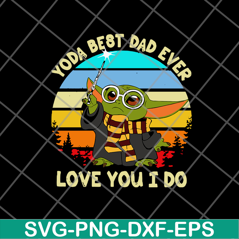 FTD29052138- Star wars baby yoda best dad ever svg, png, dxf, eps digital file FTD29052138.jpg