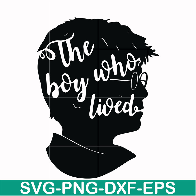 HRPT0006-The boy who lived svg, png, dxf, eps file HRPT0006.jpg