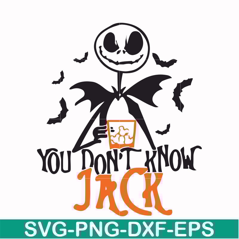 HLW0034-You don't know jack svg, halloween svg, png, dxf, eps digital file HLW0034.jpg