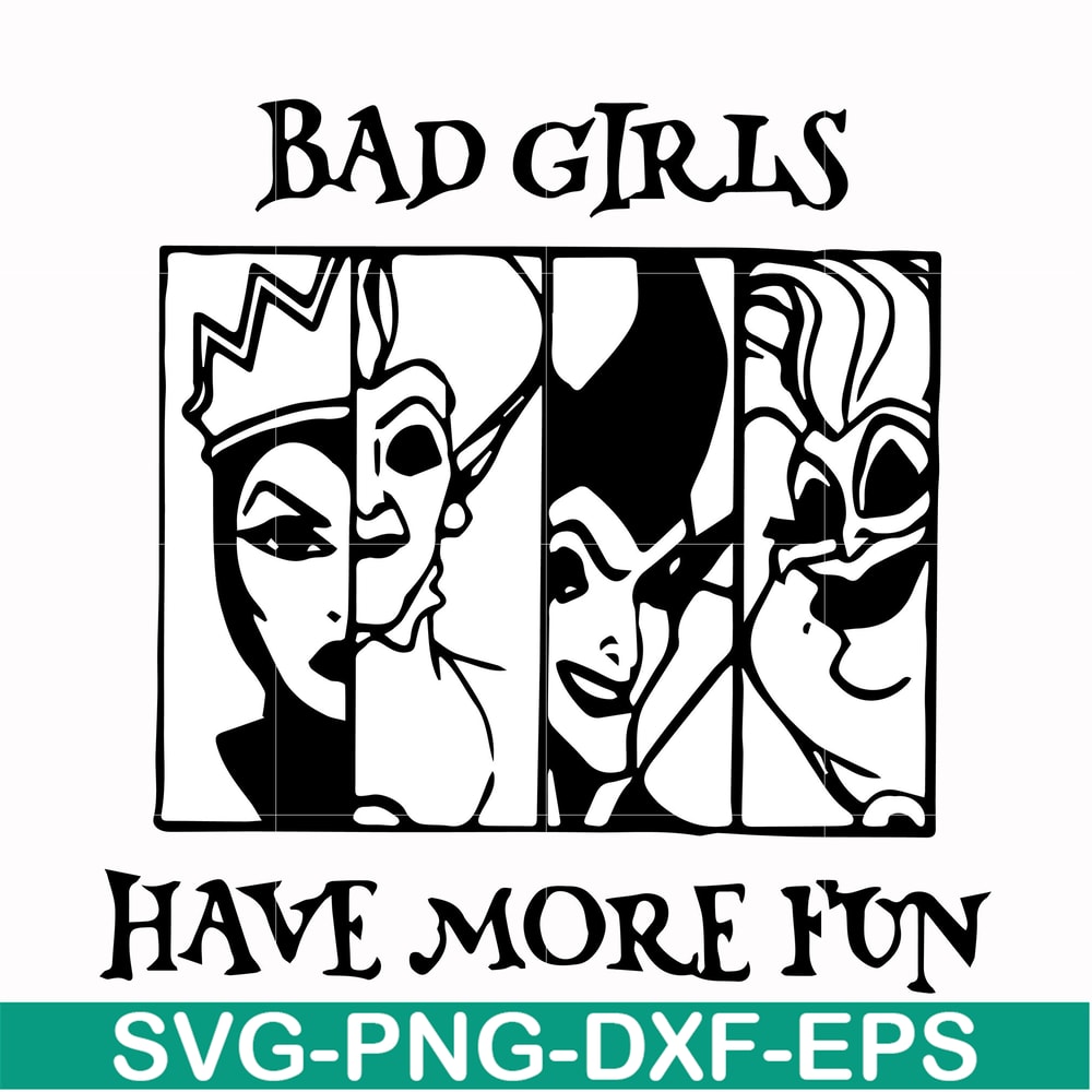 HLW0135-bad girls have more fun svg, png, dxf, eps digital file HLW0135.jpg