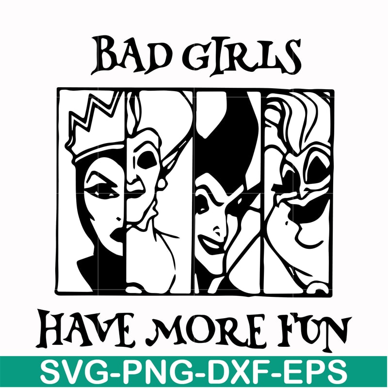 HLW0135-bad girls have more fun svg, png, dxf, eps digital file HLW0135.jpg