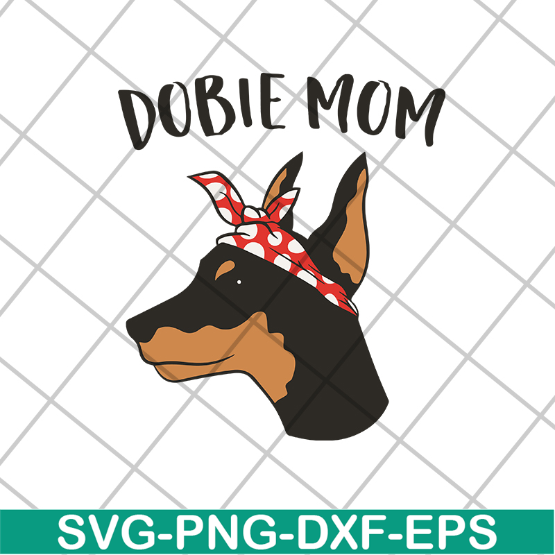 MTD04042101-Dobie mom svg, Mother's day svg, eps, png, dxf digital file MTD04042101.jpg