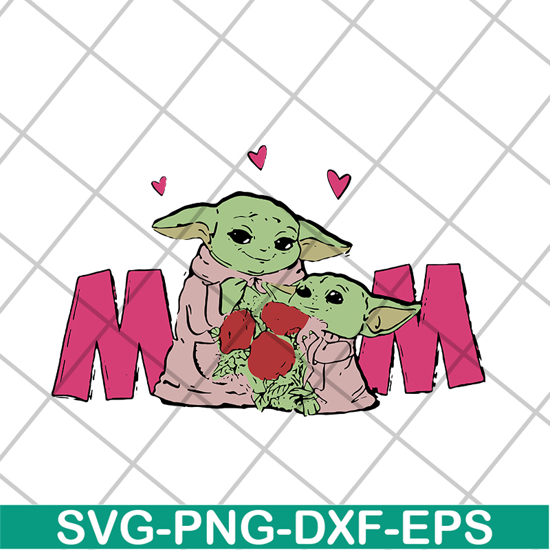 MTD20042103-Baby Yoda I love Mama Mother’s day 2021 svg, Mother's day svg, eps, png, dxf digital file MTD20042103.jpg