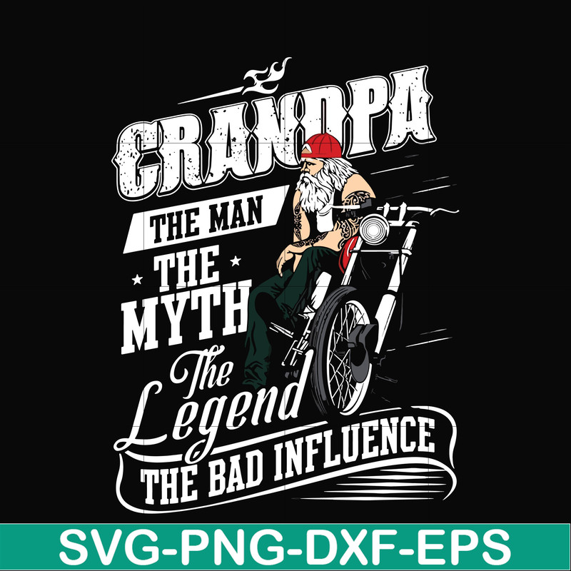 FTD47-Grandpa the man the myth the legend svg, png, dxf, eps, digital file FTD47.jpg