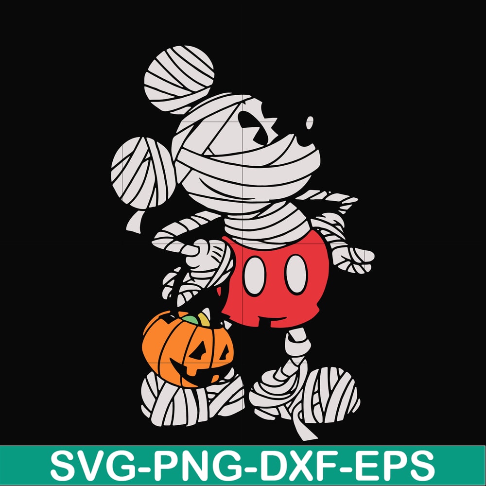 HLW0131-Mickey mouse halloween mummy svg, png, dxf, eps digital file HLW0131.jpg