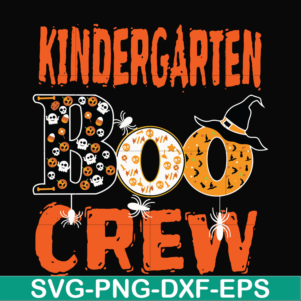 HLW2007208-Kindergarten boo crew svg, halloween svg, png, dxf, eps digital file HLW2007208.jpg