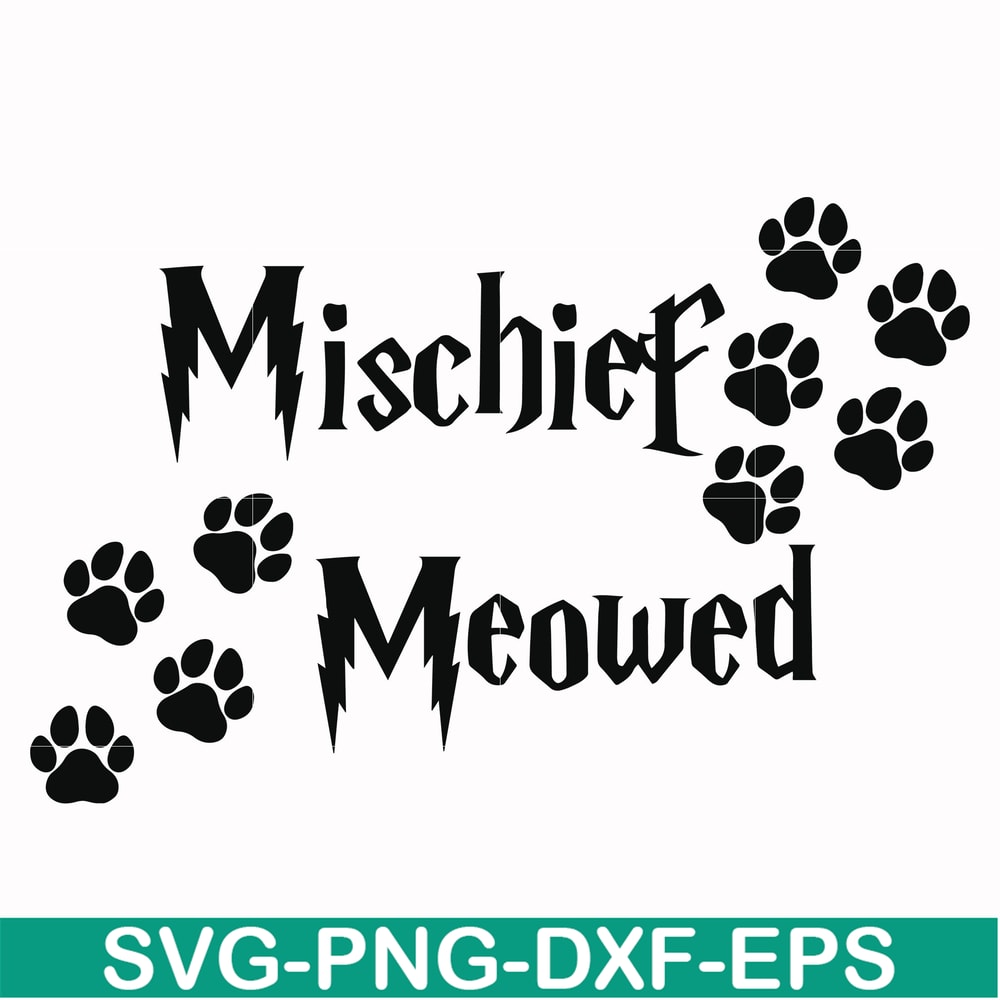 HRPT00018-Mischief meowed svg, png, dxf, eps file HRPT00018.jpg