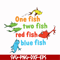 DR0002-One fish two fish red fish blue fish svg, png, dxf, eps file DR0002.jpg