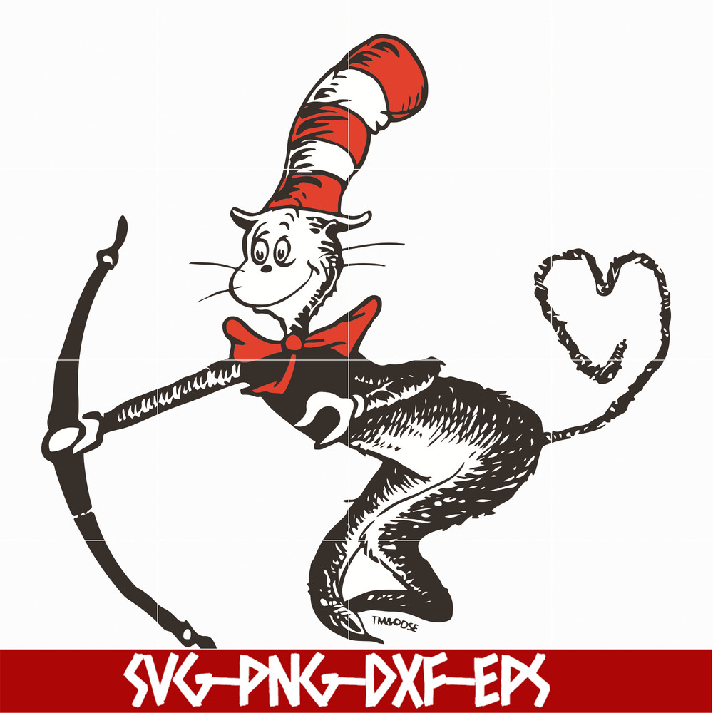 DR05012119-The cat in the hat by dr seuss svg, dr svg, png, dxf, eps file DR05012119.jpg