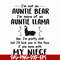 FN000228-I'm not an auntie bear I'm more of an auntie llama but I'll kick you in the face if you mess with my niece svg, png, dxf, eps file FN000228.jpg