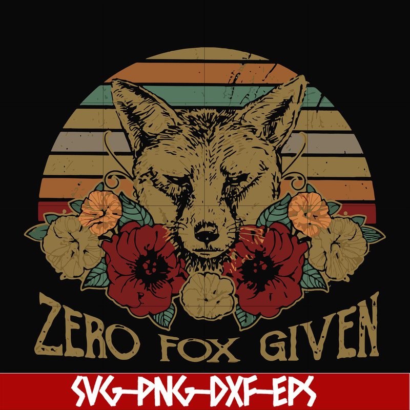 FN000349-Zero fox given svg, png, dxf, eps file FN000349.jpg