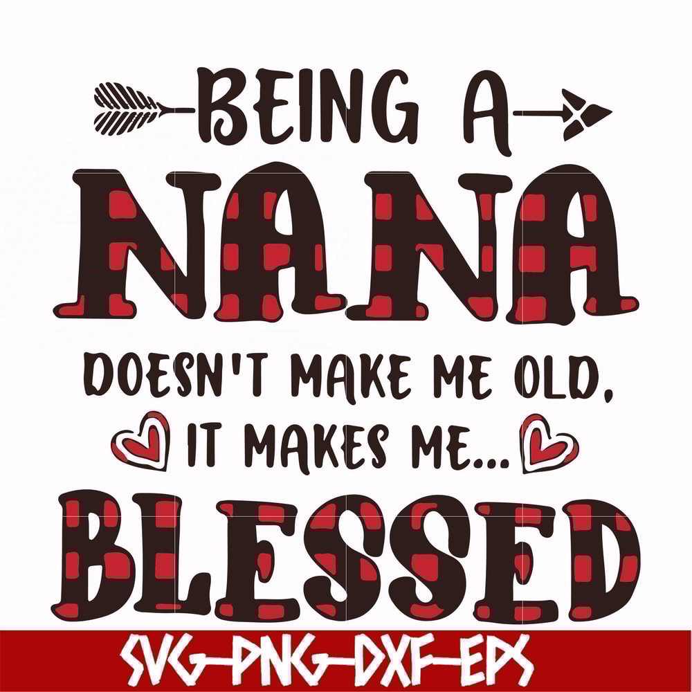 FN000437-Being a Nana doesn't make me old it make me blessed svg, png, dxf, eps file FN000437.jpg