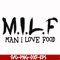 FN000511-M.I.L.F man I love food svg, png, dxf, eps file FN000511.jpg