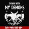 FN000696-Down with my Demons svg, png, dxf, eps file FN000696.jpg