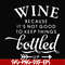 FN000995-Wine because it's not good to keep things bottled up svg, png, dxf, eps file FN000995.jpg