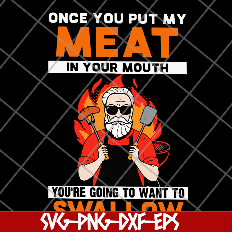 FN11062106- Old Man BBQ Funny svg, png, dxf, eps digital file FN11062106.jpg