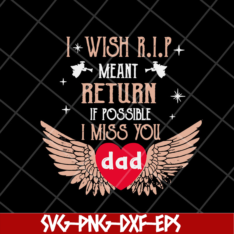 FTD07052106-i wish rip svg, png, dxf, eps digital file FTD07052106.jpg