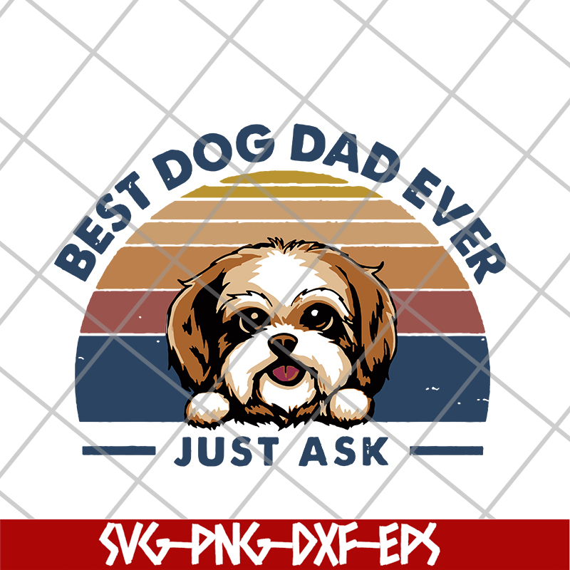 FTD10062105-Best Dog Dad Mom Peeking Dog Retro svg, png, dxf, eps digital file FTD10062105.jpg
