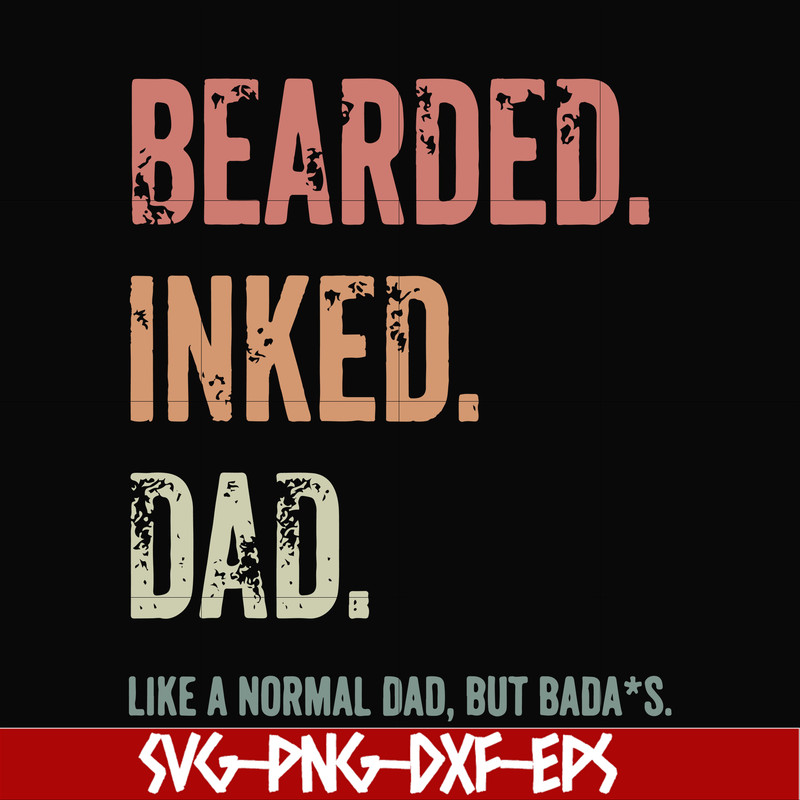 FTD25-beared inked dad svg, png, dxf, eps, digital file FTD25.jpg
