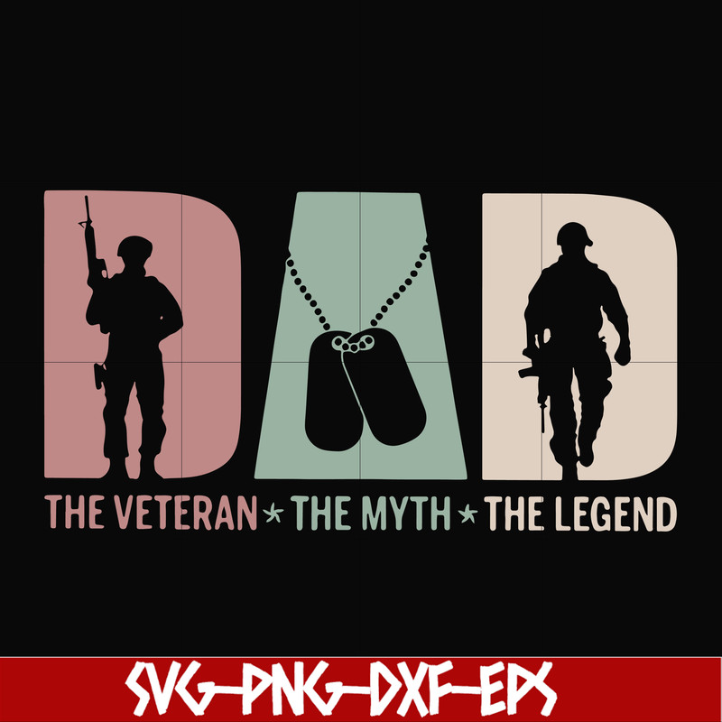 FTD28-The veteran the myth the legend svg, png, dxf, eps, digital file FTD28.jpg