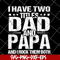 FTD29052103- i have two titles dad and papa svg, png, dxf, eps digital file FTD29052103.jpg