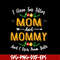 MTD02042106-I have two titles mom and mommy svg, Mother's day svg, eps, png, dxf digital file MTD02042106.jpg