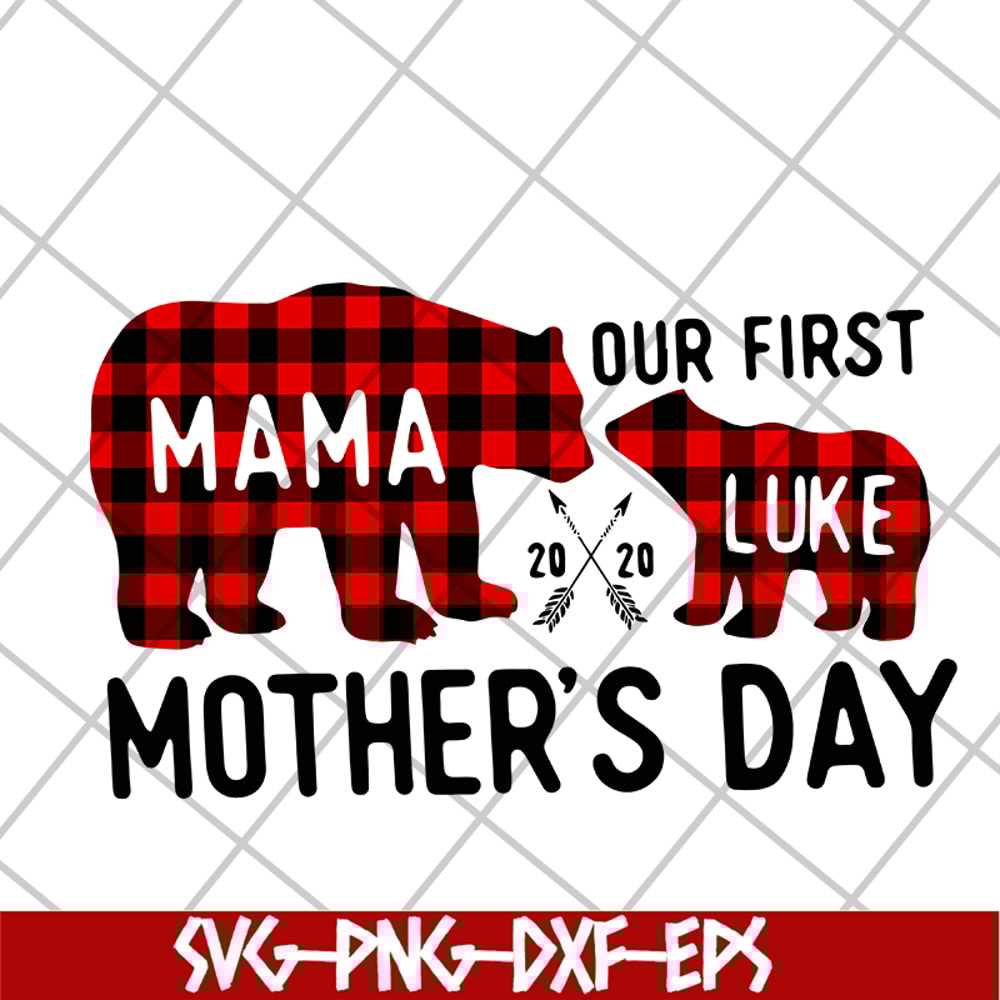 MTD04042113-Mama our first svg, Mother's day svg, eps, png, dxf digital file MTD04042113.jpg