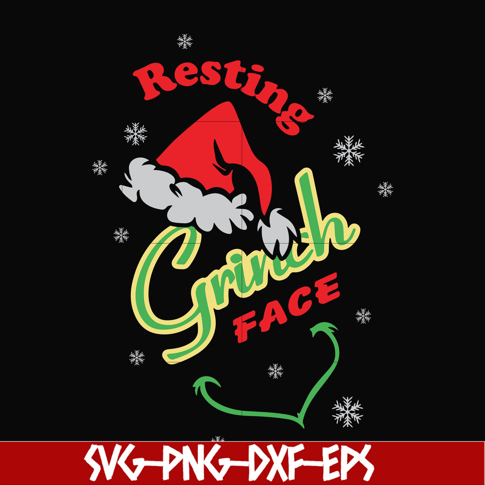 NCRM16072012-Resting grinch face svg, christmas svg, png, dxf, eps digital file NCRM16072012.jpg