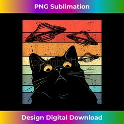 Funny Cat Tee, Galaxy Cat Spaceship Alien Cat UFO - Bespoke Sublimation Digital File - Access the Spectrum of Sublimation Artistry