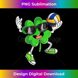 Volleyball Clover Lucky Clover Irish St Patrick's Day - Edgy Sublimation Digital File - Tailor-Made for Sublimation Craftsmanship