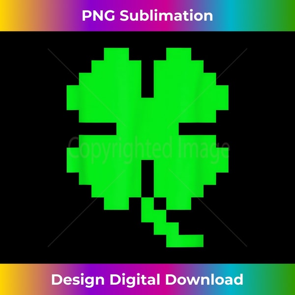 IM-20231226-10661_St Patricks Day Video Games Clover Retro 8 Bit Pixel Art 2070.jpg