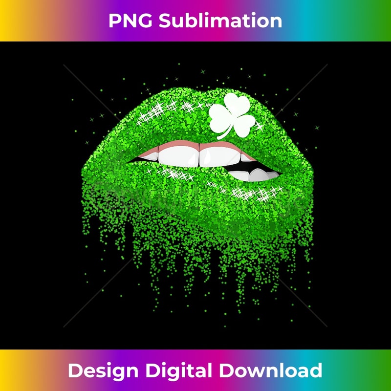 IR-20231226-12109_Womens Green Lips Biting Sexy Irish Costume St Patricks Day V-Neck 2335.jpg