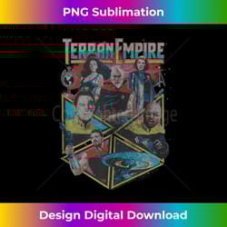 star trek the next generation vintage terran empire poster tank top - artisanal sublimation png file - immerse in creativity with every design