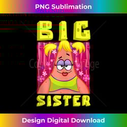 mademark x spongebob squarepants - spongebob big sister funny prank girls patrick star makeup tank top - sophisticated png sublimation file - enhance your art with a dash of spice