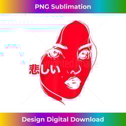 japanese retro grunge harajuku 80s anime cyber punk - innovative png sublimation design - reimagine your sublimation pieces