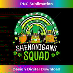 shenanigans squad st patricks day gnomes green proud irish - eco-friendly sublimation png download - customize with flair
