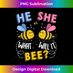 He Or She What Will It Bee Baby Party Gender Reveal Tshirt - Crafted Sublimation Digital Download - Craft with Boldness and Assurance