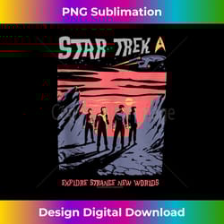 star trek explore strange new worlds fan art tank top 1 - urban sublimation png design - spark your artistic genius