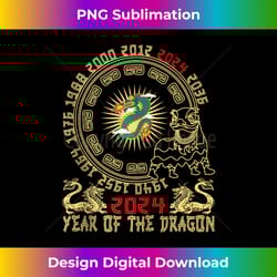 chinese new year 2024 year of the dragon 2024 tank top - luxe sublimation png download - enhance your art with a dash of spice