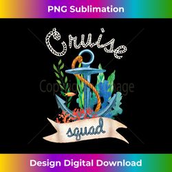Cruise Squad Family Cruise Vacation - Urban Sublimation PNG Design - Lively and Captivating Visuals
