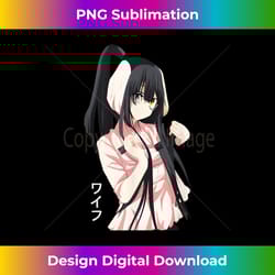 anime girl waifu japanese aesthetic kawaii otaku - classic sublimation png file - channel your creative rebel