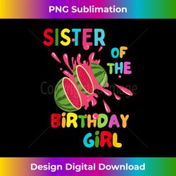 Baby Melon Sister of the Birthday Girl Watermelon Family - Urban Sublimation PNG Design - Lively and Captivating Visuals