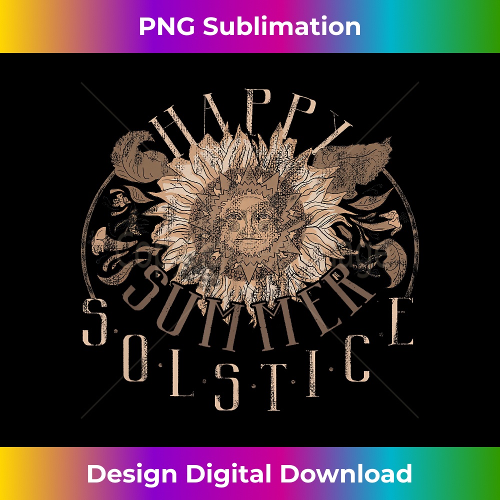 Earthy Happy Summer Solstice - Contemporary PNG Sublimation | Inspire ...