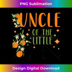 Uncle Little Cutie Baby Shower Orange 1st Birthday Party - Bohemian Sublimation Digital Download - Tailor-Made for Sublimation Craftsmanship