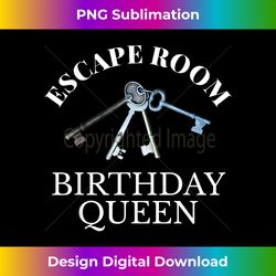 Escape Room Birthday Queen - Deluxe PNG Sublimation Download - Challenge Creative Boundaries